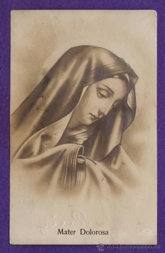 Cartoline: mater dolorosa - sin datos - tipo fotografica - escrita con fecha 1925