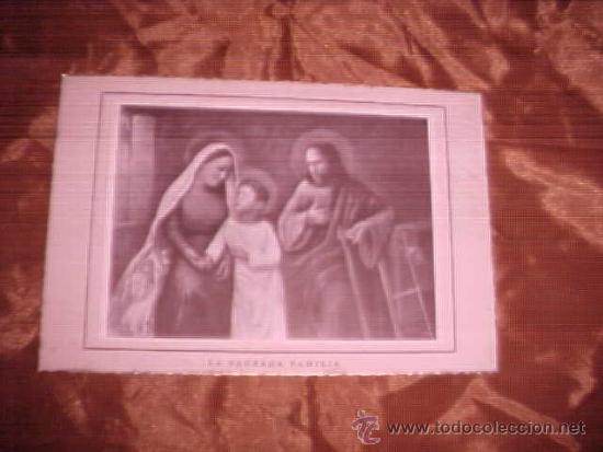 Cartes Postales: LA SAGRADA FAMILIA. TARJETA CONMEMORATIVA FIESTA DE LA SAGRADA FAMILIA PATRONA CAJAS DE AHORROS 1953