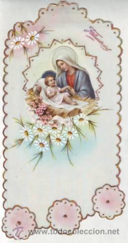 Postcards: ESTAMPA RELIGIOSA DE FELICITACION.