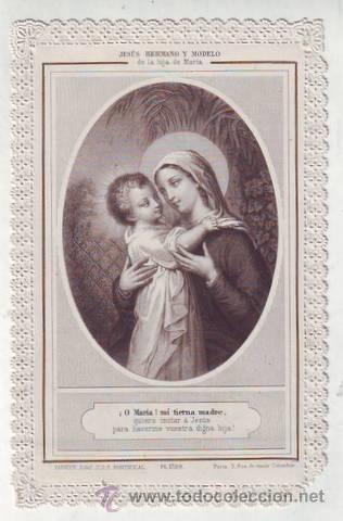 Postcards: ESTAMPA RELIGIOSA: Jes&uacute;s hermano y modelo de la hija de Mar&iacute;a.