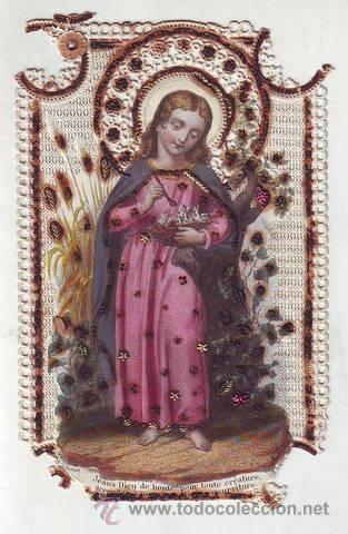 Postcards: ESTAMPA RELIGIOSA CON IMAGEN DE JESUS.