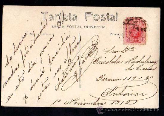 Postales: Postal Religiosa. Circulada 1912 - Foto 2
