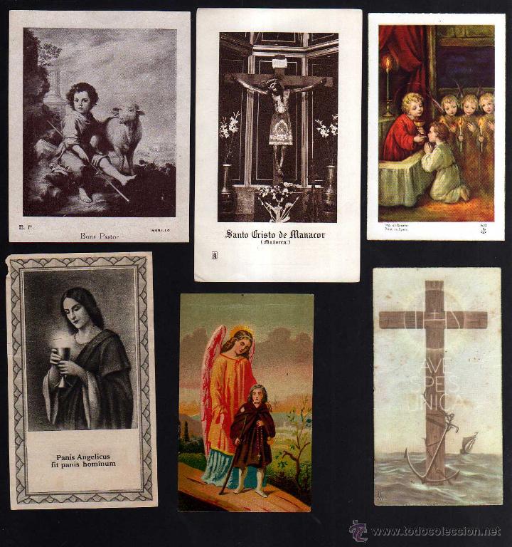 Postales: Lote de estampas religiosas, recordatorios, etc. - Foto 1