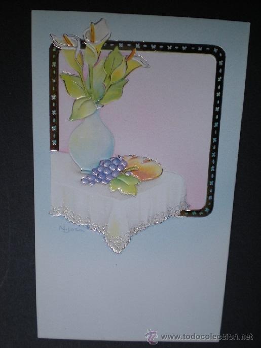 Postales: 4727 -RECORDATORIO EN RELIEVE - EDICIONES VIKINGO SERIE 7142 - 12,4X7,5 CM- ILUSTRA N. JOSA