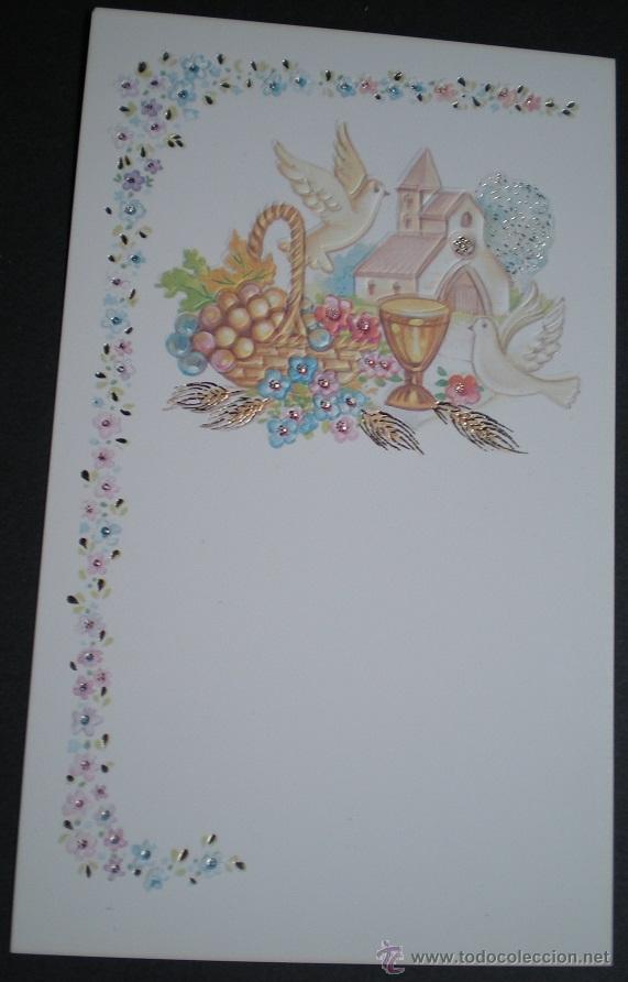Postales: 4728 -RECORDATORIO EN RELIEVE - EDICIONES VIKINGO SERIE 7137 - 12,4X7,5 CM- ILUSTRA N. JOSA
