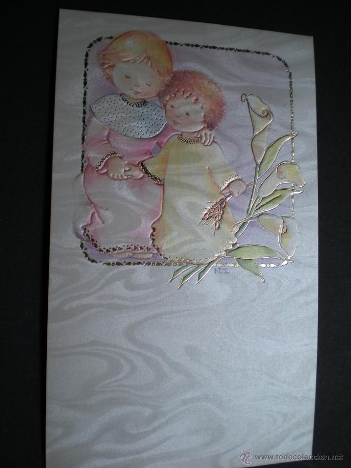 Postales: 4729 -RECORDATORIO EN RELIEVE - EDICIONES VIKINGO SERIE 7447 - 12,4X7,5 CM- ILUSTRA N. JOSA