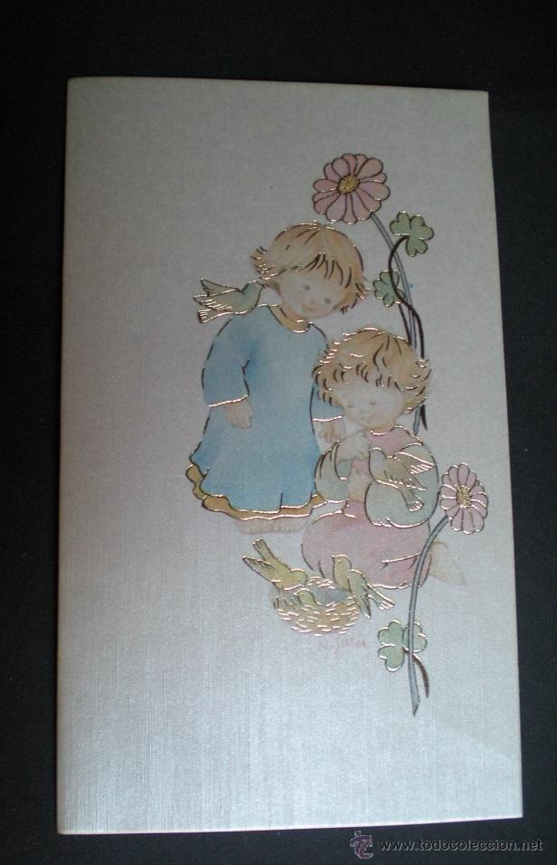 Postales: 4734 - RECORDATORIO DIPTICO Y VITRAL EDICIONES VIKINGO S. 8086 - 12,4X7,5 CM- ILUSTRA N. JOSA