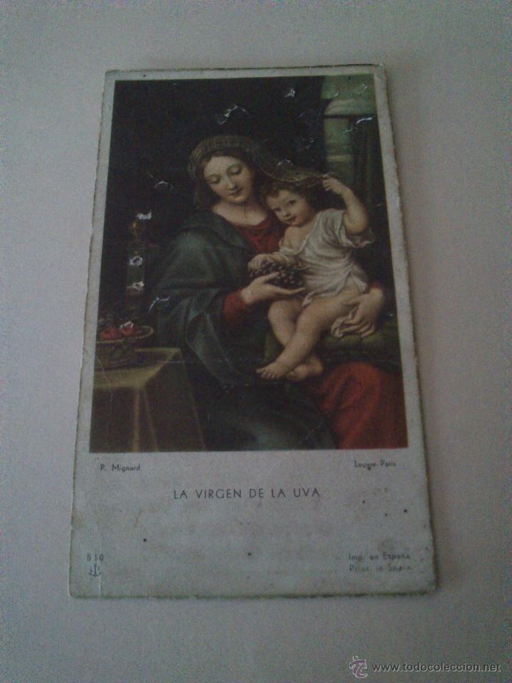 Postales: Recordatorio De 1&ordm; Comuni&oacute;n Del A&ntilde;o 1952. - Foto 3