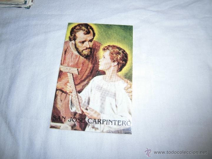 Cartoline: ESTAMPA SAN JOSE CARPINTERO CON ORACION