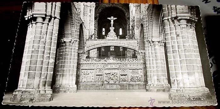 Cartoline: ANTIGUA  POSTAL DE AVILA - TRACORO DE LA CATEDRAL - SIN CIRCULAR - ED. GARCIA GARRABELLA.