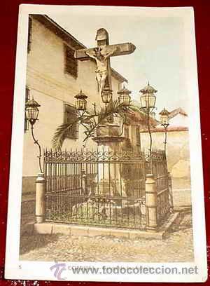 Cartes Postales: ANTIGUA POSTAL ANDALUCIA - CORDOBA - CRISTO DE LOS FAROLES - CIRCULADA - ED. ARRIBAS.
