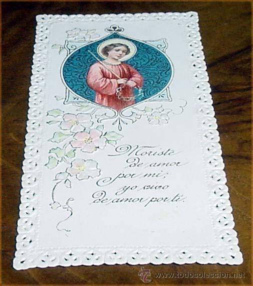Cartes Postales: ANTIGUA ESTAMPA DEL SIGLO XIX CON GRABADO SOBRE PAPEL DE TELA VA ENRIQUCIDA DE FINOS DECORADO CON CA