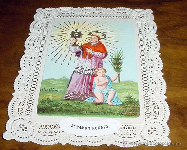 Postais: ANTIGUA ESTAMPA DEL SIGLO XIX CON GRABADO SOBRE PAPEL DE TELA VA ENRIQUCIDA DE FINOS DECORADO CON CA