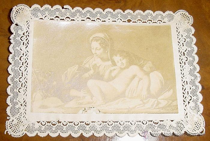 Postais: ANTIGUA ESTAMPA DE FINALES SIGLO XIX PRINCIPIOS DEL XX, CON GRABADO SOBRE PAPEL DE TELA VA ENRIQUECI