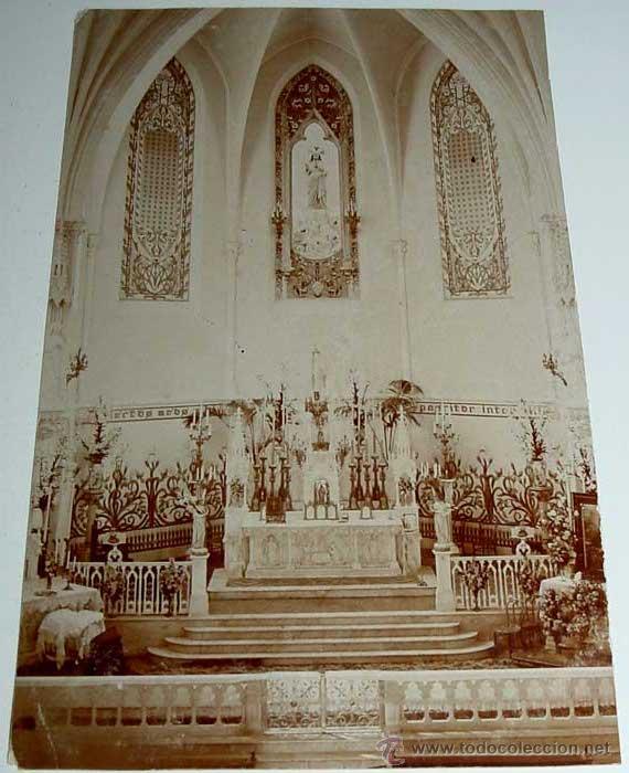 Postais: ANTIGUA FOTO POSTAL IGLESIA - NO CIRCULADA.
