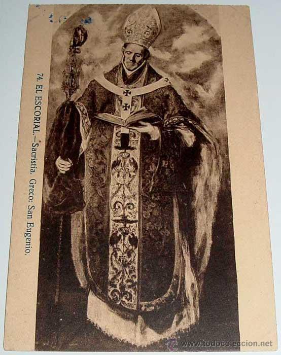 Cartes Postales: ANTIGUA POSTAL EL ESCORIAL - SACRISTIA - GRACO - SAN EUGENIO  - ED. GRAFOS - NO CIRCULADA.