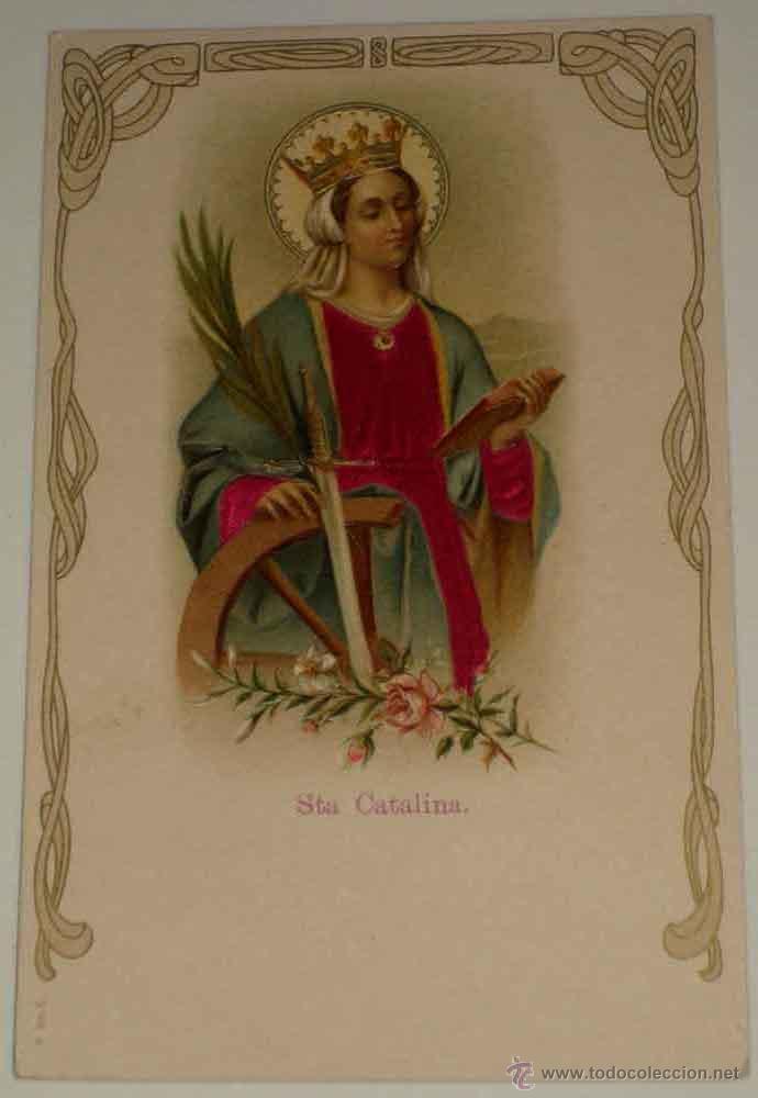 Cartoline: ANTIGUA POSTAL DE STA. CATALINA - EN RELIEVE - NO CIRCULADA.