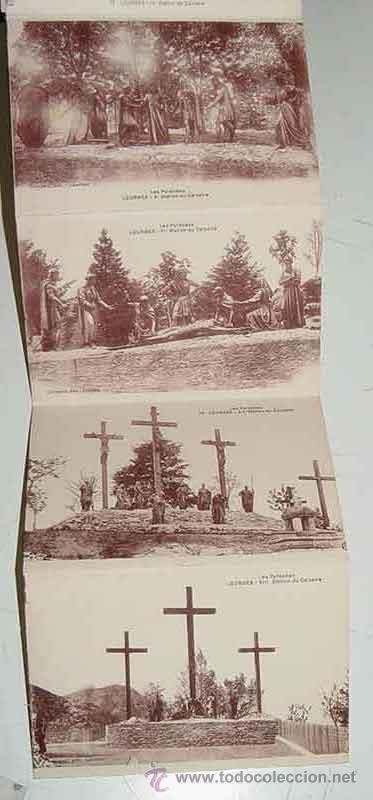 Cartoline: 14 VISTAS DE CALVARIE - ED. SIREYGEOL - LOURDES - NO CIRCULADAS.