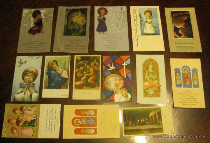 Cartoline: 14 ANTIGUAS ESTAMPAS RELIGIOSAS, TAL COMO SE VEN EN LA FOTO PUESTA.