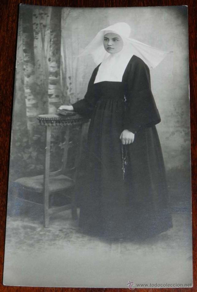 Postales: ANTIGUA FOTOGRAFIA DE MUJER RELIGIOSA, MONJA, NO CIRCULADA.