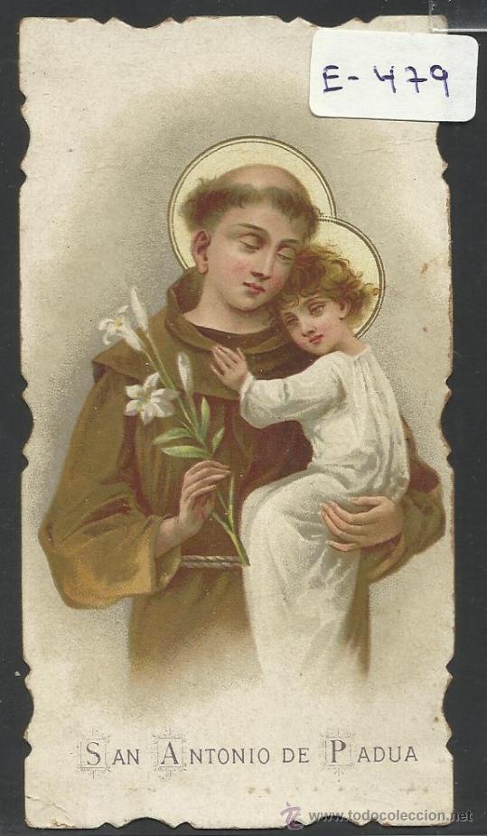 Postales: ESTAMPA ANTIGUA - SAN ANTONIO DE PADUA - (E-479)