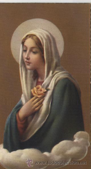 Postales: Recordatorio primera comuni&oacute;n  [Virgen] - Foto 1
