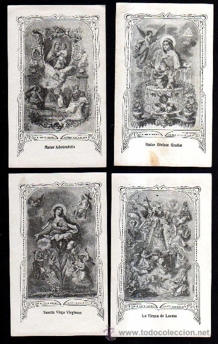 Postales: Lote de estampas religiosas, recordatorios, etc. - Foto 1