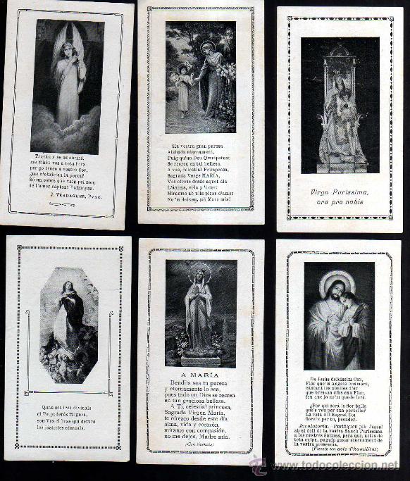 Postales: Lote de estampas religiosas, recordatorios, etc. - Foto 1