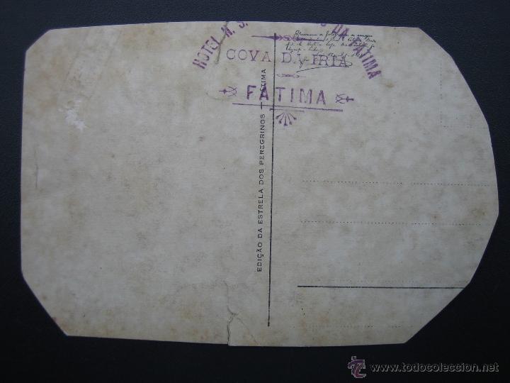 Postales: POSTAL DE LA VIRGEN DE FATIMA - Foto 2