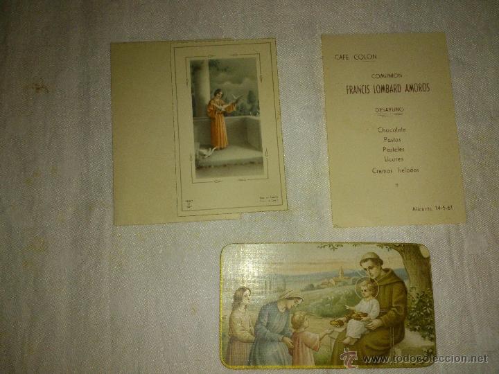 Postales: LOTE DE 19 ESTAMPAS RELIGIOSAS - Foto 2