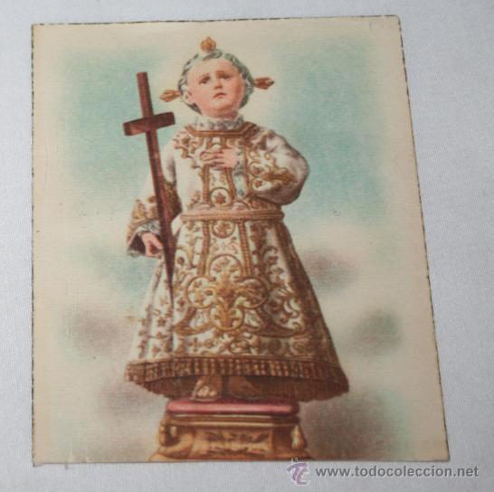Postales: POSTAL MUY ANTIGUA - NI&Ntilde;O JESUS CON CRUZ ?