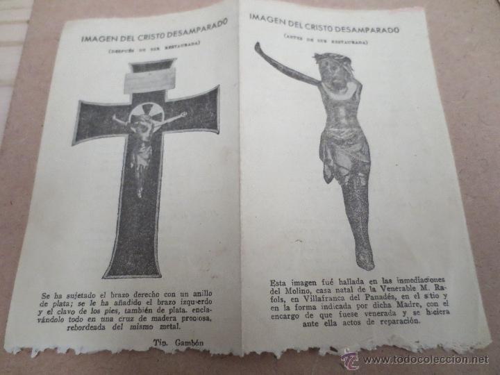 Postales: cristo desamparado.