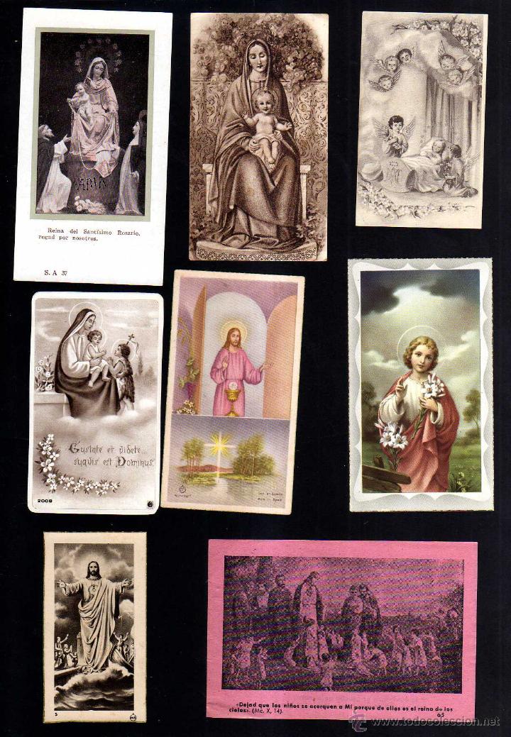 Postales: 8 Estampas religiosas. - Foto 1