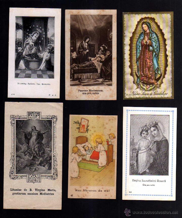 Postales: 6 Estampas religiosas. - Foto 1