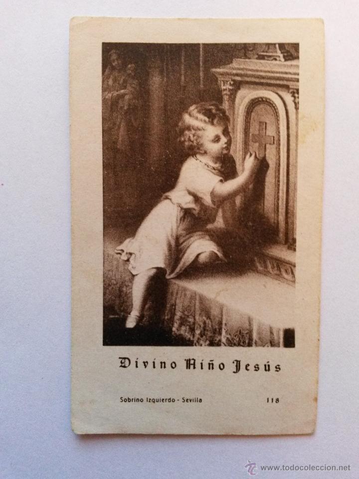 Postales: Estampa divino ni&ntilde;o jesus recuerdo de ordenacion sacerdotal y primera misa 1938