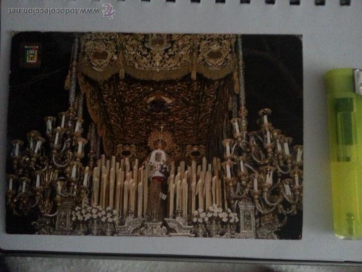 Postales: ANTIGUA POSTAL SEMANA SANTA MALAGA N 17 VIRGEN DE LOS DOLORES, COFRADIA EXPIRACION