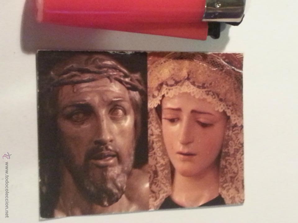 Postales: ESTAMPA VIRGEN  DE LOS DOLORES Y CRISTO DE LA EXPIRACION SEMANA SANTA MALAGA