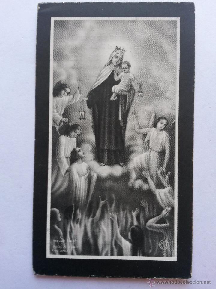 Postcards: Recordatorio de defuncion ,militar, teniente coronel artilleria 1953