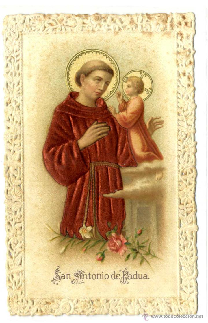 Postales: RECORDATORIO SAN ANTONIO DE PADUA