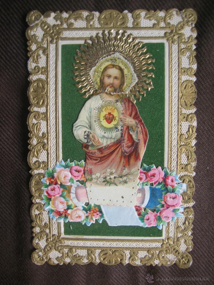 Postales: Postal collage del sagrado Coraz&oacute;n de Jes&uacute;s