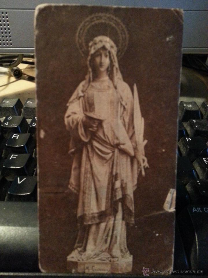 Postales: estampa religiosa virgen - Foto 1