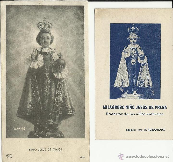 Postales: BONITAS ESTAMPAS ANTIGUAS DEL NI&Ntilde;O JESUS DE PRAGA