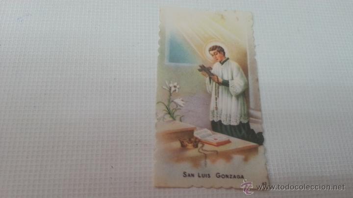 Postais: SAN LUIS GONZAGA-ANTIGUA ESTAMPA TROQUELADA - 8 X 4 CENTIMETROS -2011 60.