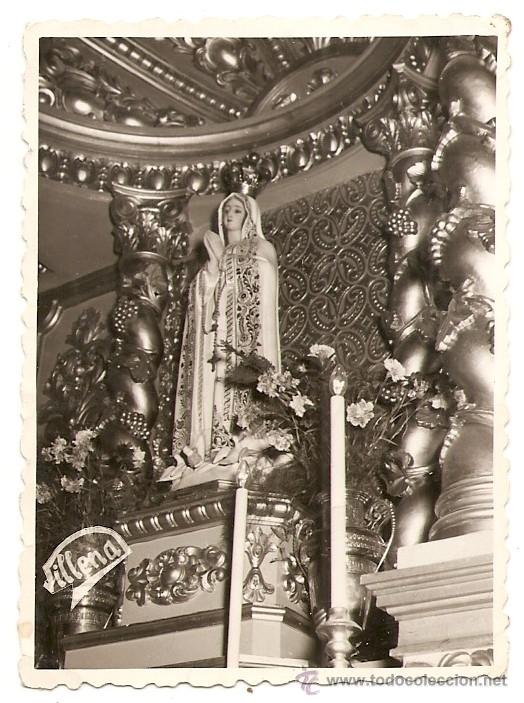 Postales: Foto antigua de la virgen de Villena