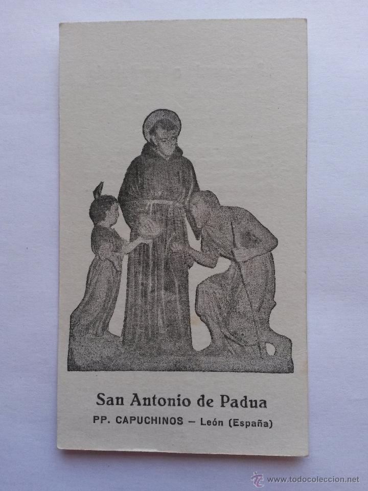 Postales: Estampa san antonio de padua capuchinos ,leon