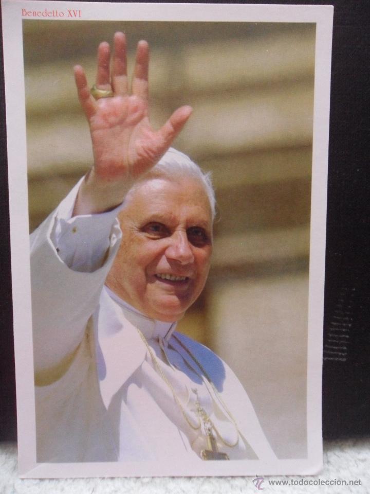 Postales: BENEDICTO XVI. POSTAL DEL PAPA. - Foto 1