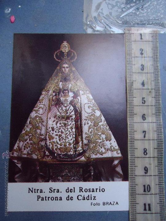 Postcards: estampa relgiosa virgen del rosario patrona cadiz