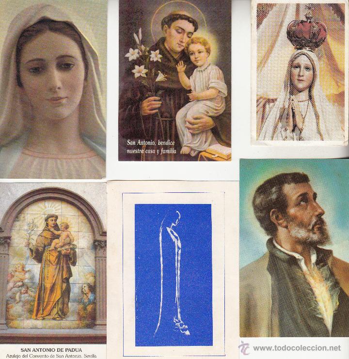 Postkarten: LOTE ESTAMPAS RELIGIOSAS SEMANA SANTA, RECORDATORIOS - TRASERA EN INTERIOR
