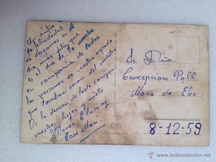 Postales: POSTAL DE INMACULADA CONCEPCION  1959 - Foto 2