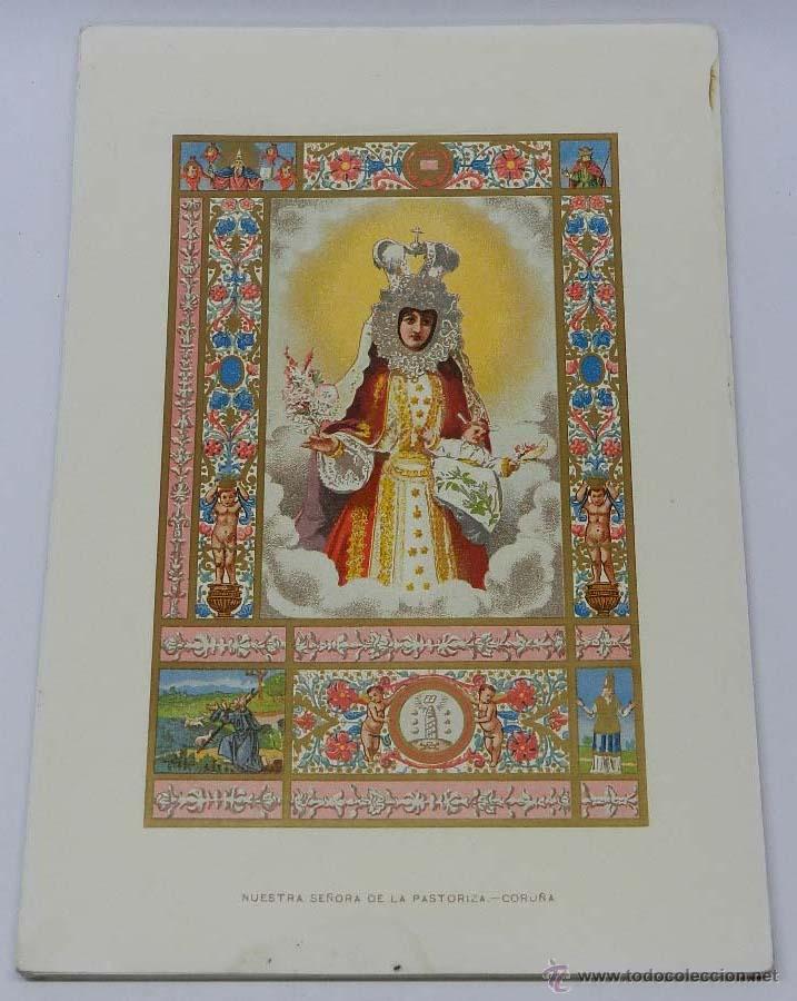 Cartes Postales: NUESTRA SE&Ntilde;ORA DE LA PASTORIZA, PRECIOSA LAMINA. MIDE 29 X 20 CMS. IDEAL PARA ENMARCAR. ?